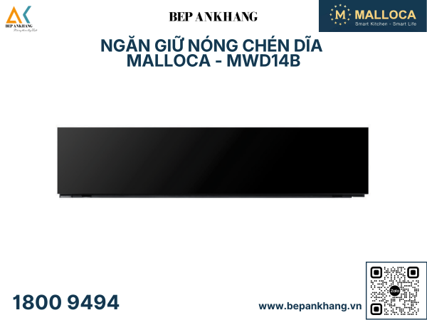 Ngăn giữ nóng chén dĩa Malloca - MWD14B - Giải Pháp Giữ Ấm Thức Ăn Hoàn Hảo
